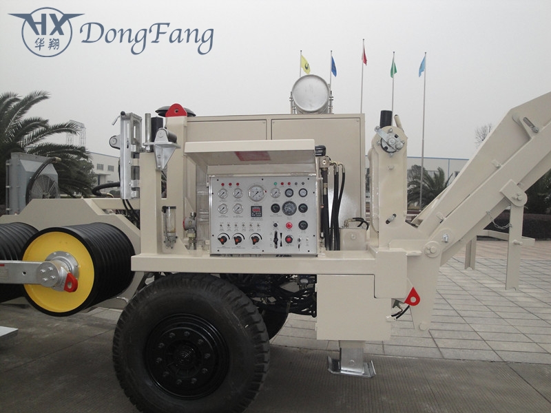 500KV Overhead Transmission Line Stringing Equipment 18 ton pulling