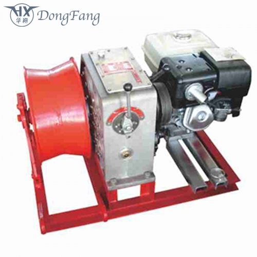 Motorised Cable TakeUp Winch Machine