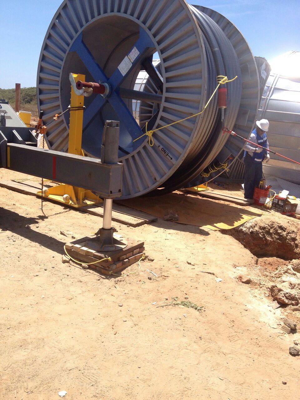 Cable Drum Stands Heavy Duty