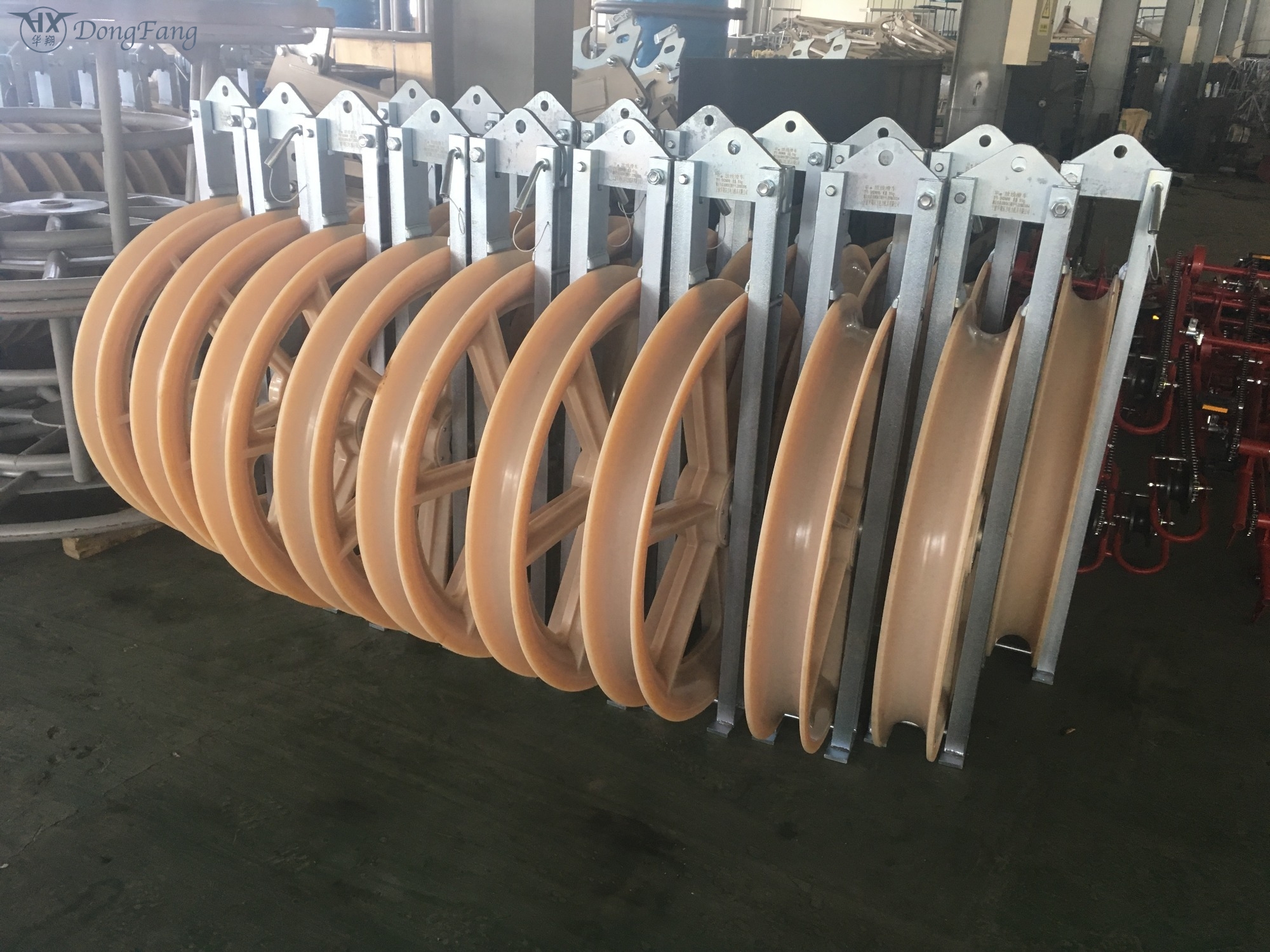 Fiber optic cable installation equipment OPGW roller SHZHD10